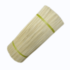 Bamboo sticks for making incense, tied together.