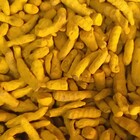 Thick and golden turmeric sticks.